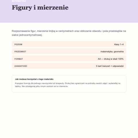 Figury i mierzenie