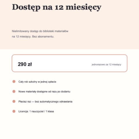 Klub Kreda — dostęp na 12 miesięcy