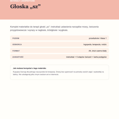 Pakiet: Logopedia i emocje